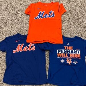 Nike Kids Mets Orange and Blue T-Shirt Trio